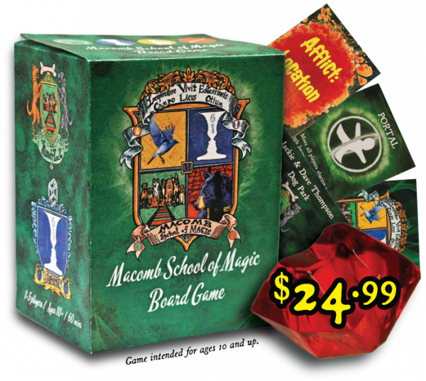 Macomb School of Magic Board Game